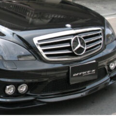 W221 Sクラス ベンツ S65AMGルックグリル マッドブラック