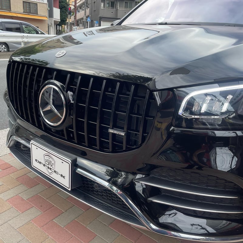 ベンツ GLSクラス X167 前期 パナメリカーナグリル オールブラック 縦