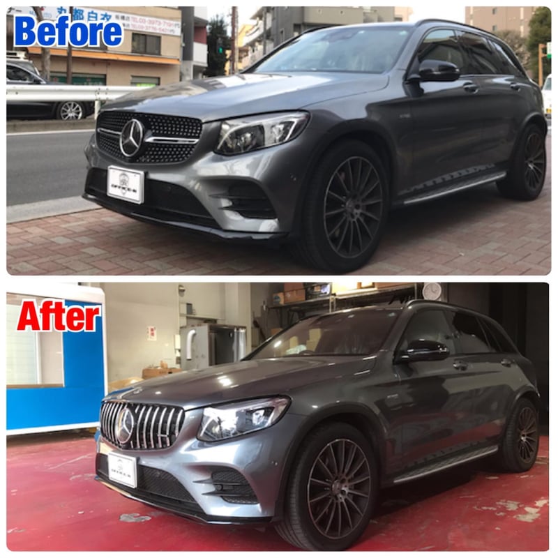 取付工賃込!! ベンツ GLCグリル X253 前期 パナメリカーナグリル 商品