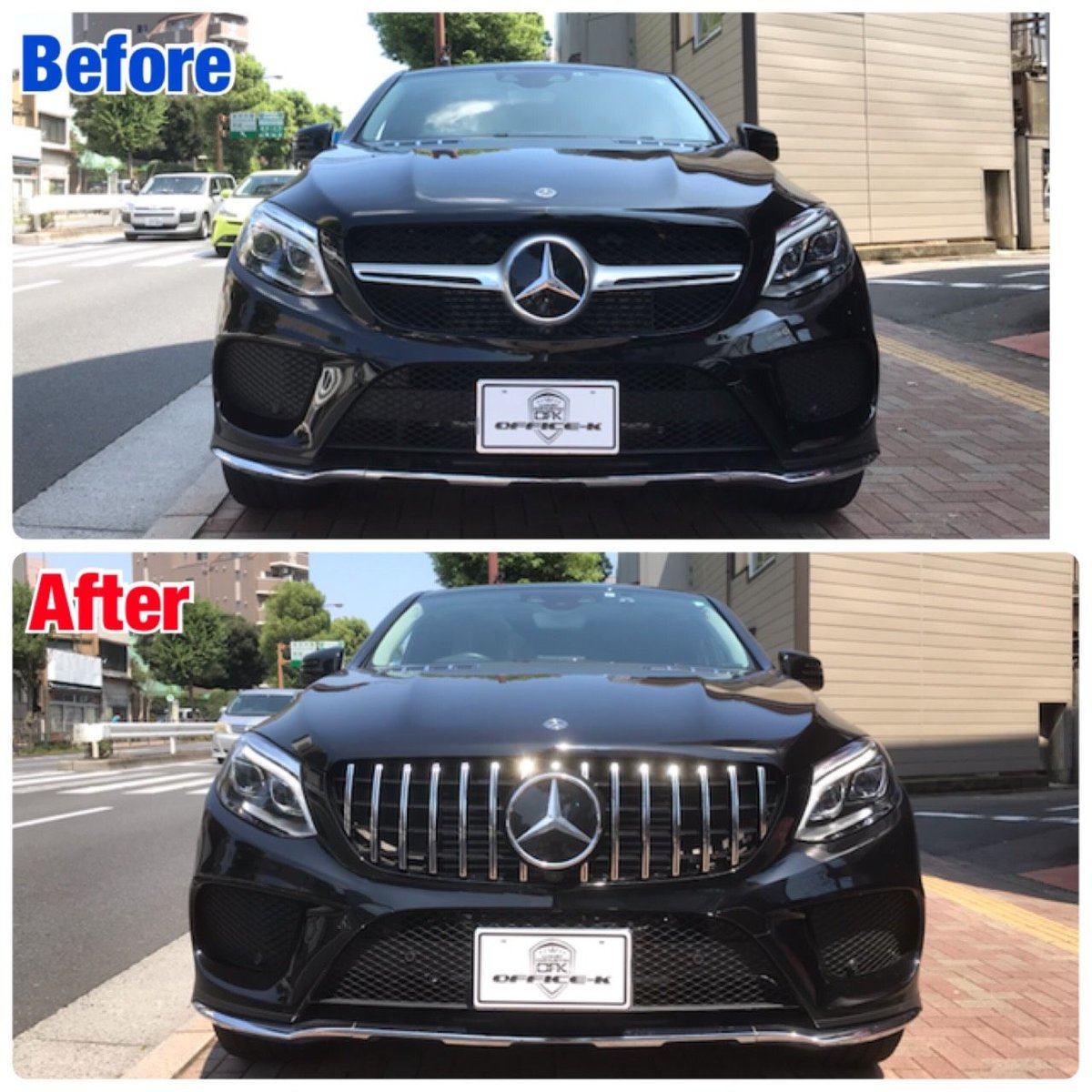 メルセデスベンツ フロントグリル GLEクラス クーペ C292 BENZ メルセデス ベンツ C292 GLE クーペ用 GLE63 AMGタイプ