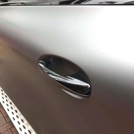ベンツ C292 GLE43 フルラッピング施工 グレーメタリックマット