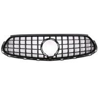 取付工賃込!! ベンツ GLCグリル X254 AMGライン パナメリカーナグリル オールブラック 商品番号4981