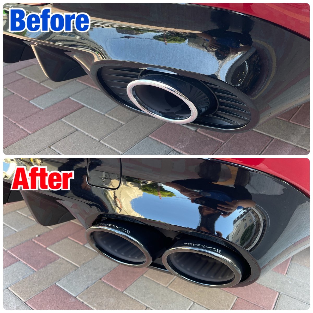 user　純正 AMG CLA45 　4本出し マフラーカッター user様専用 純正 AMG CLA45 4本出し マフラーカッター - メルカリ