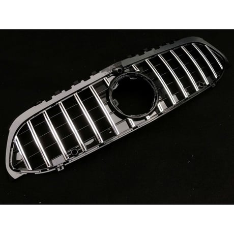 取付工賃込!! ベンツ Aクラス W177/V177 前期 カメラ付用 パナメリカーナグリル 縦フィン/GTR仕様 商品番号4978-4525