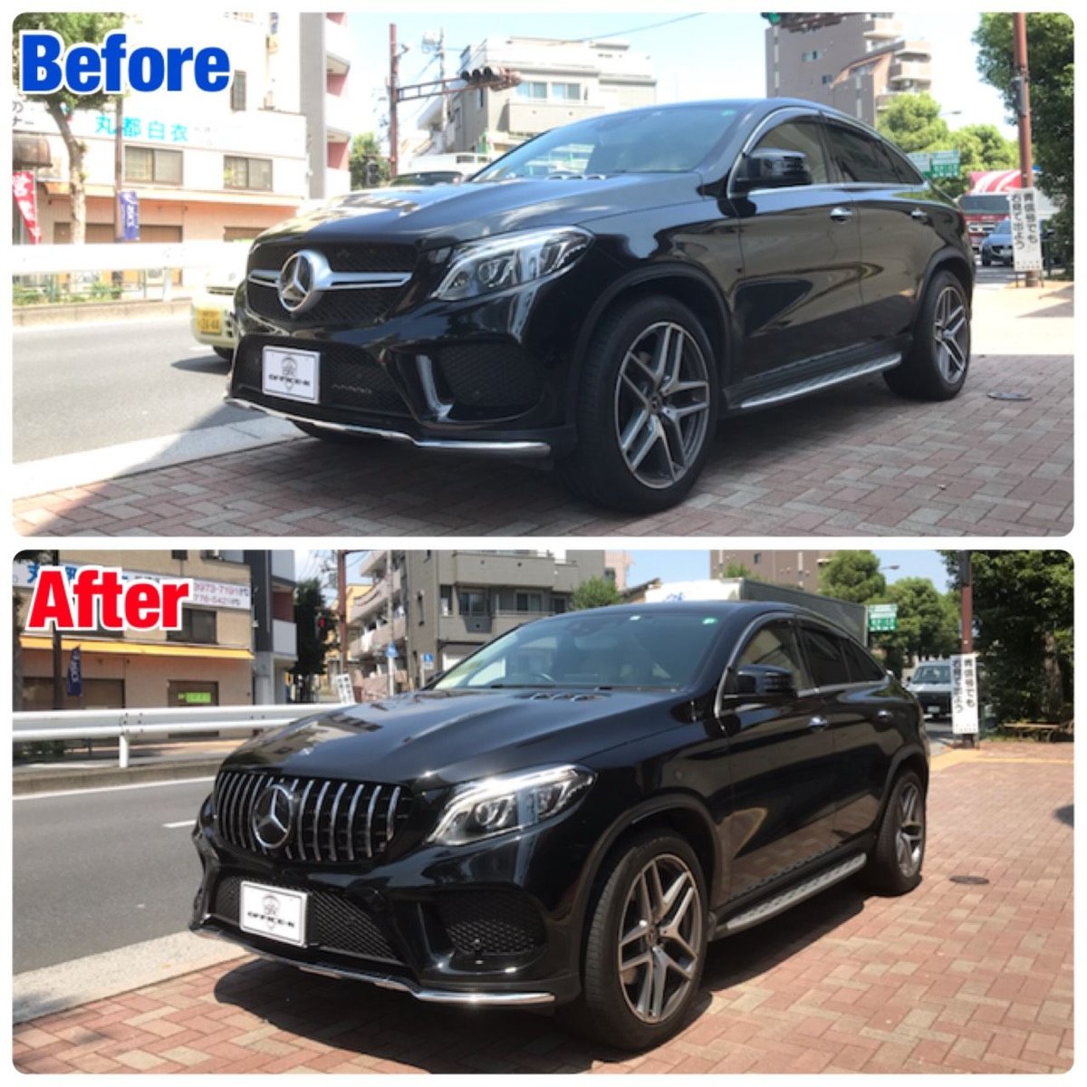 ベンツ GLEクラス クーペ C292 パナメリカーナグリル 縦フィン/GTR仕様