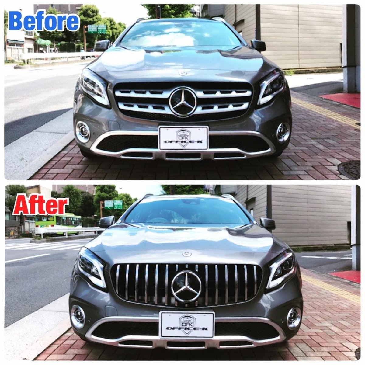 GLA X156 パナメリカーナ グリル クロームメッキ メルセデス・ベンツ GLA X156 パナメリカーナ グリル クロームメッキ メルセデス