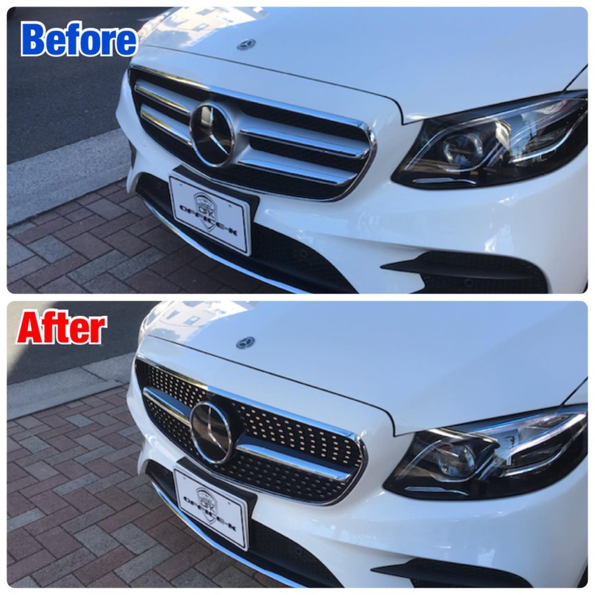 メルセデス・ベンツ AMG W213 Eクラス　E43 純正フロントグリル 取付工賃込!! ベンツ Eクラス W213 前期 ダイアモンドグリル ブラック