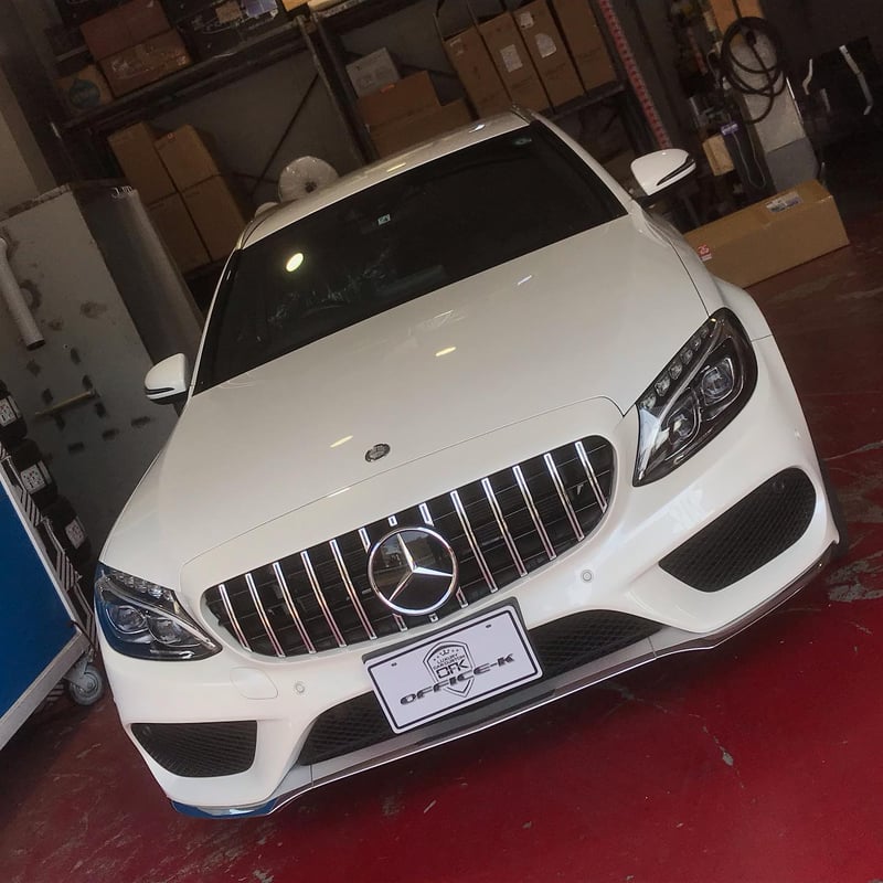 C43純正フロントグリル、AMG、ベンツ、Cクラス、W205 C43純正フロントグリル、AMG、ベンツ、Cクラス、W205