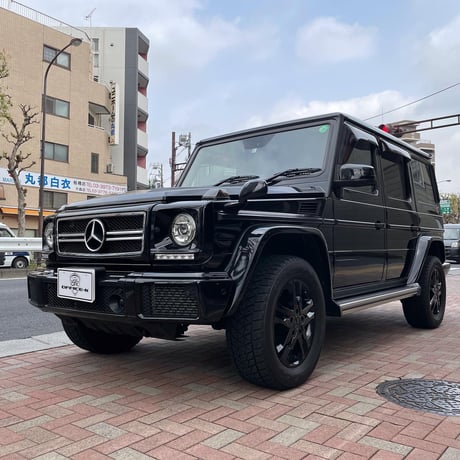 ベンツ Gクラス W463 ゲレンデ G63スタイルグリル 2ファン車対応品 197オブシディアンブラック 商品番号3223