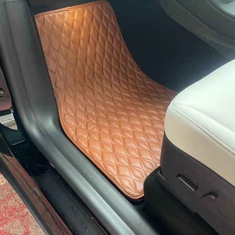 テスラ モデルY 右ハンドル車 ラグジュアリー フロアマット レザー各色 TESLA MODELY