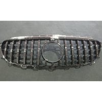 取付工賃込!! ベンツ Eクラス W213 前期 パナメリカーナグリル オールブラック 縦フィン/GTR仕様 商品番号4455