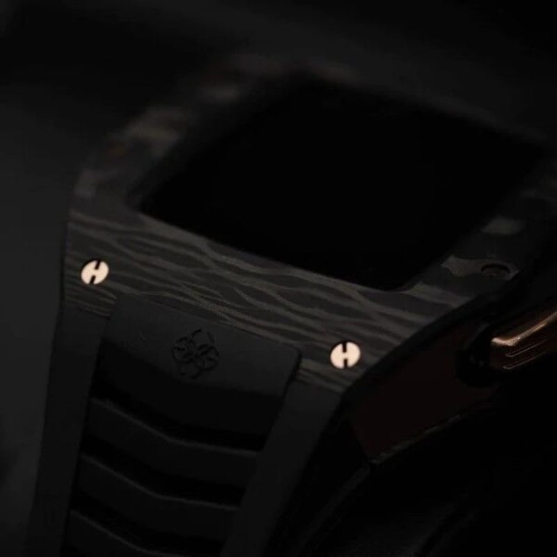 GOLDEN CONCEPT 6/SE-44mm用 RSC オニキスブラック/ローズゴールド