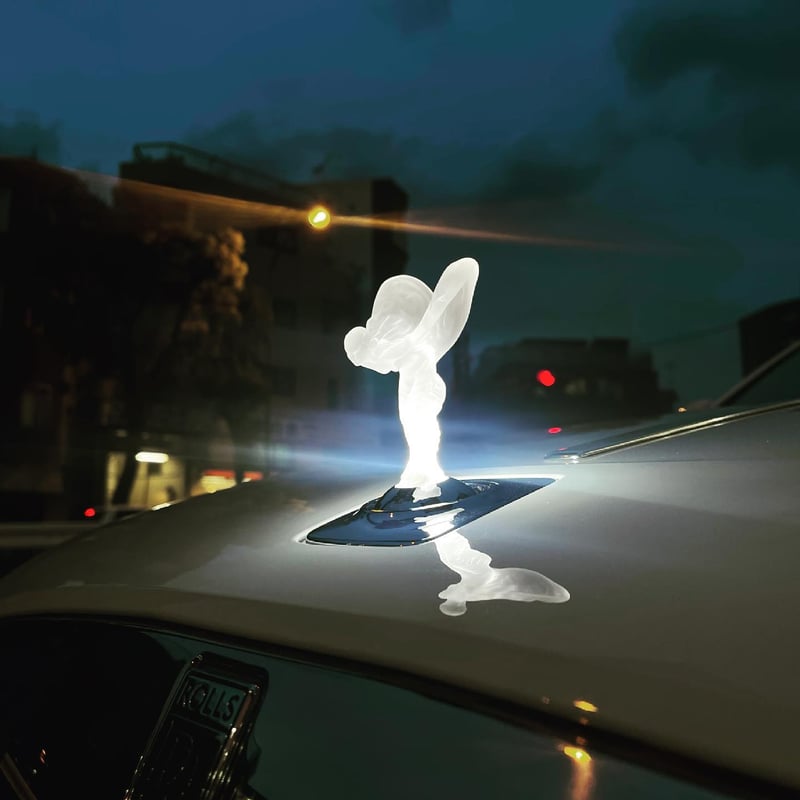 取付工賃込 ロールスロイス ドーン クリスタル フライングレディ