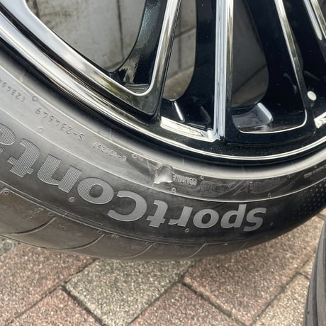 中古 レンジローバー用 MANSORY M10 23インチ コンチネンタル バリ山タイヤ付