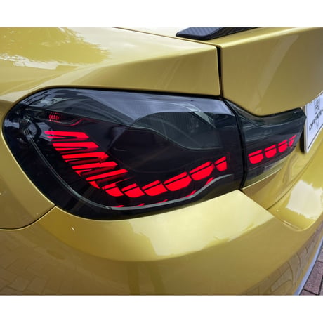 取付工賃込!! BMW 4シリーズ クーペ F32/F82 M4 前期用 後期GTSスタイル スモーク LED テール 商品番号4668