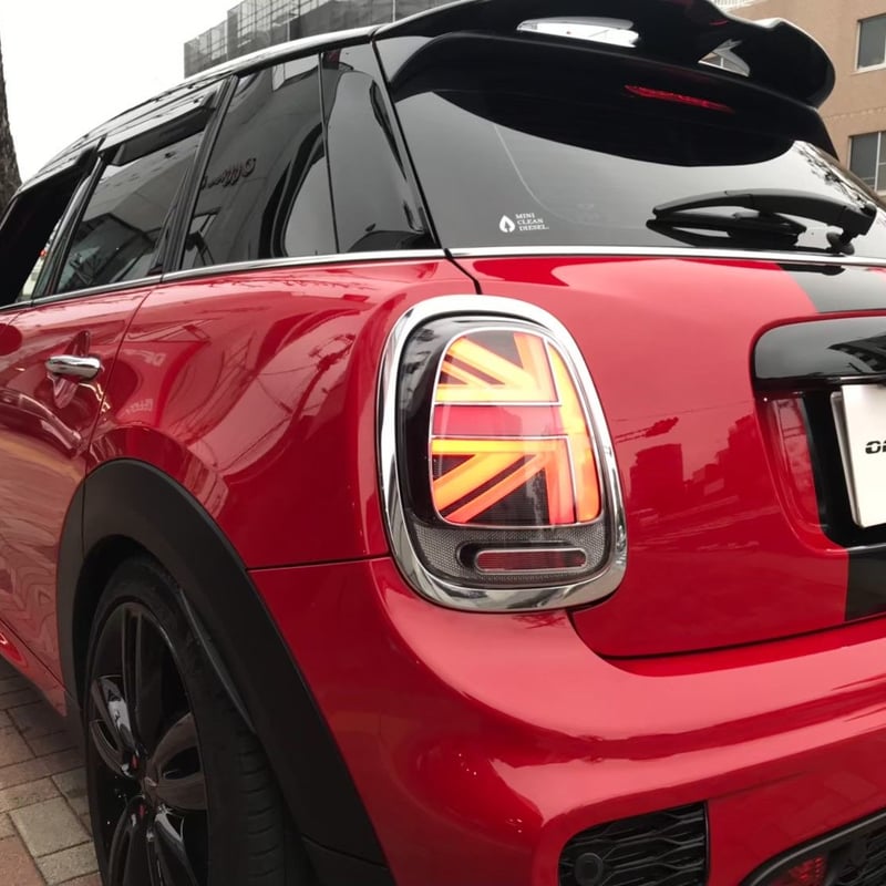 BMW MINI F55/F56/F57 前期用 ユニオンジャック LEDテールランプ スモー...