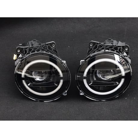 ベンツ Gクラス W463A 現行 新型 ゲレンデ ヘッドライトインナーブラックペイント加工 G350d/G400d/G550/G63 商品番号4476