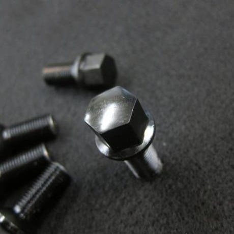 汎用 ブラック ホイールボルト M14x1.5 60°テーパーor14R球面