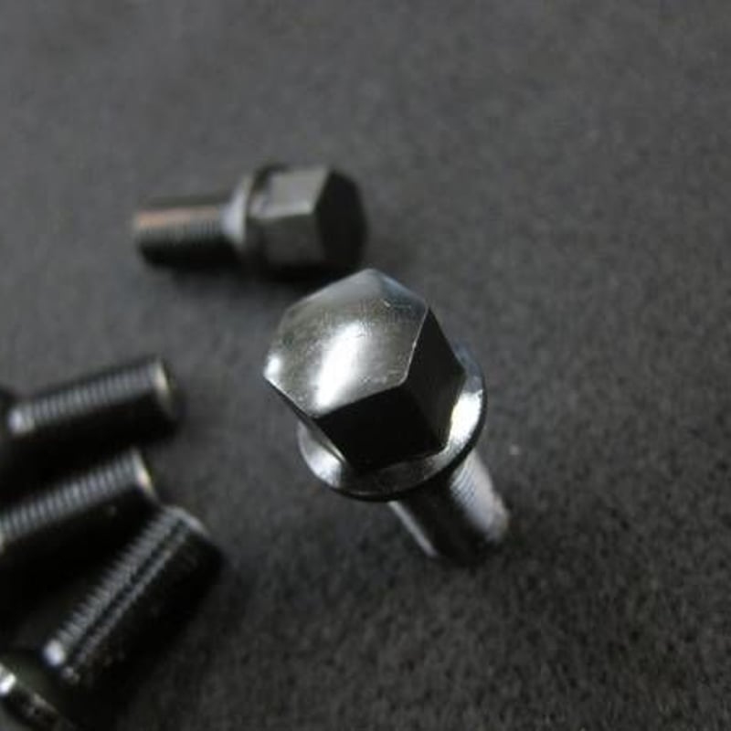 汎用 ブラック ホイールボルト M14x1.5 60°テーパーor14R球面 | OFFICE
