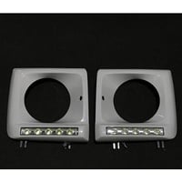 ベンツ Gクラス W463 2013yスタイル LEDデイライト カバー 未塗装品 商品番号3476