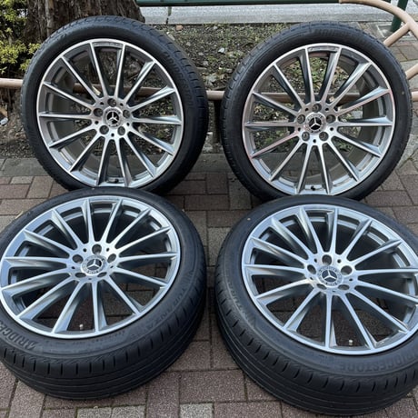 中古 ベンツ Sクラス W223用 純正 AMGライン 20インチ+ブリヂストン ランフラットタイヤ S500/S400d