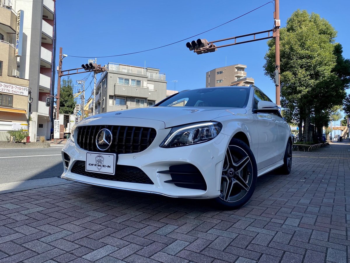 ベンツ Cクラス W205 後期 カメラ付用 パナメリカーナグリル オール 