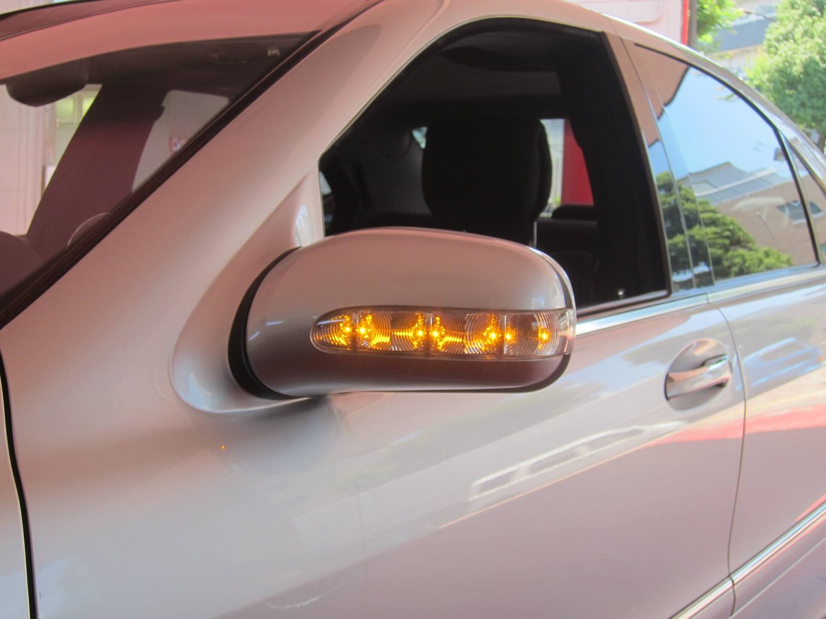 ベンツ Sクラス W220 前期用 後期スタイル ドアミラー ウィンカー 