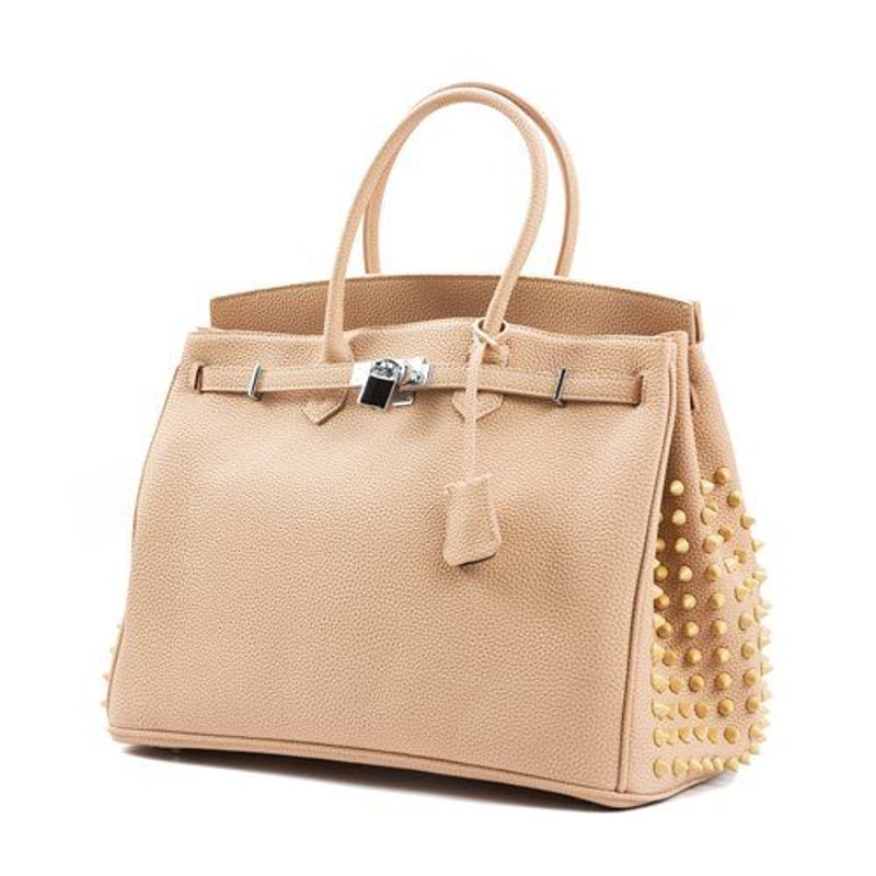 GLAMJAM スタッズバッグ BOSS40 サイドONI×ベージュ×ベージュ×ベージュ  