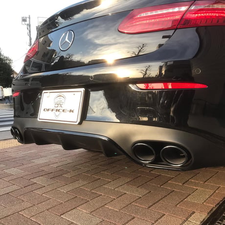 ベンツ Eクラス C238 クーペ/カブリオレ 前期 AMG E53 ナイトパッケージ ディフューザー+マフラーカッター