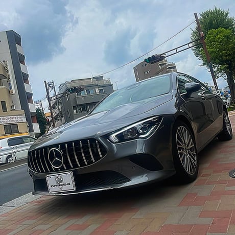 取付工賃込!! ベンツ CLAクラス C118/W118 前期 パナメリカーナグリル 縦フィン/GTR仕様 商品番号4616