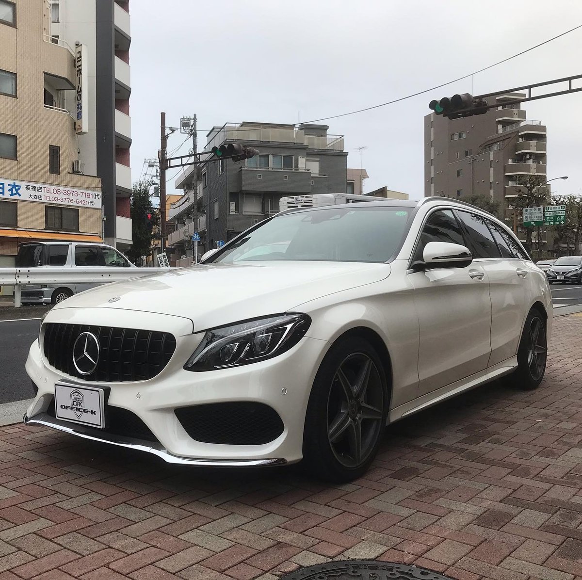 取付工賃込!! ベンツ Cクラス W205 前期 パナメリカーナグリル