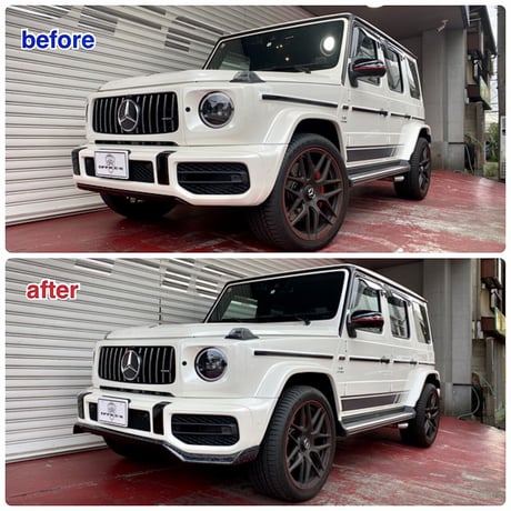 OFK COMPOSITE ベンツ Gクラス W463A ゲレンデ AMG G63用 フロントリップ スポイラー  商品番号4556