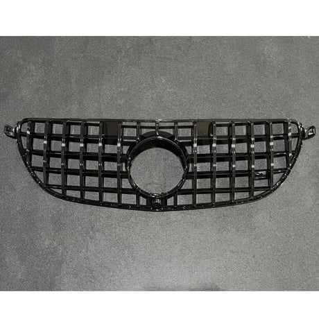 ベンツ GLEクラス W166 GLE63専用 パナメリカーナグリル オールブラック 縦フィン/GTR仕様 商品番号4679