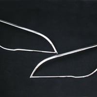BMW 7シリーズ F01/F02/F04 前期 クロームメッキヘッドライトリング 商品番号2488