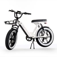 FLOW Life 電動アシスト 自転車 充電式 ホワイト 商品番号4836