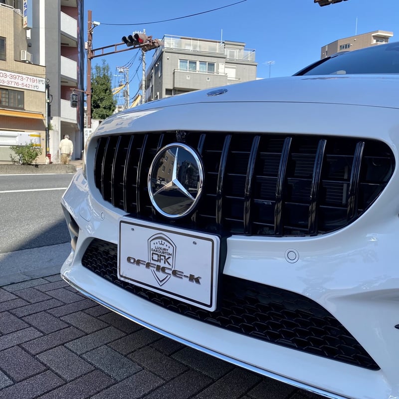 ベンツ Cクラス W205 後期 カメラ付用 パナメリカーナグリル