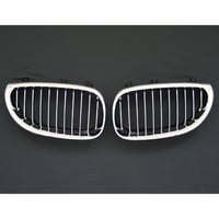 BMW 5シリーズ E60/E61 M5スタイル クローム メッキ キドニー グリル 商品番号0223