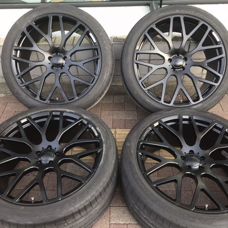 中古極上!! ベンツ Gクラス W463A BRABUS MONOBLOCK-Y 鍛造 23インチ マットブラック G400d/G550/G63/AMG/G350d PCD130