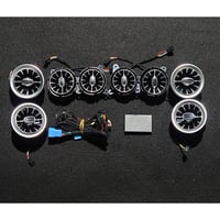 ベンツ Sクラス W222 前期 アンビエント イルミネーション エアコンアウトレット 8ピースSET 商品番号4566