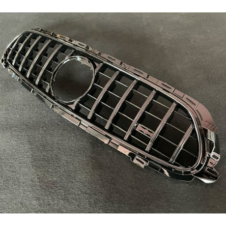 取付工賃込!! ベンツ Eクラス W213 後期 スポーツバンパー用 パナメリカーナグリル ブラック 縦フィン/GTR/E53仕様 商品番号4579