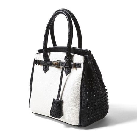 GLAMJAM　スタッズバッグ BOSS25 サイドONI×ホワイトブラック×ブラック×ブラック　グラムジャム