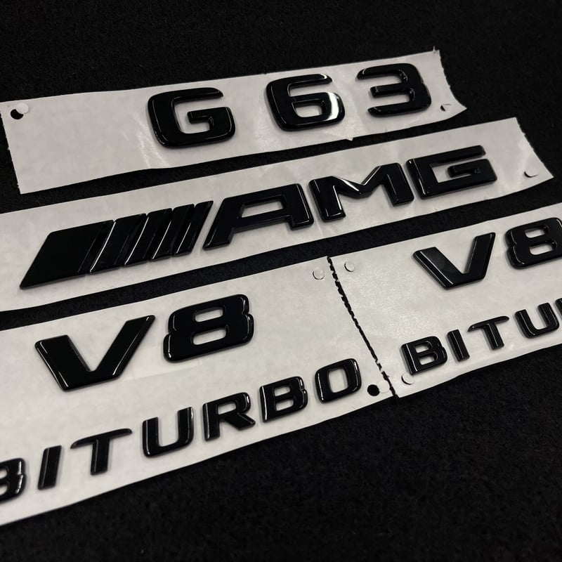 ベンツ Gクラス W463A G63 純正 ナイトパッケージ エンブレムセット ベンツ Gクラス W463A G63 純正 ナイトパッケージ エンブレムセット