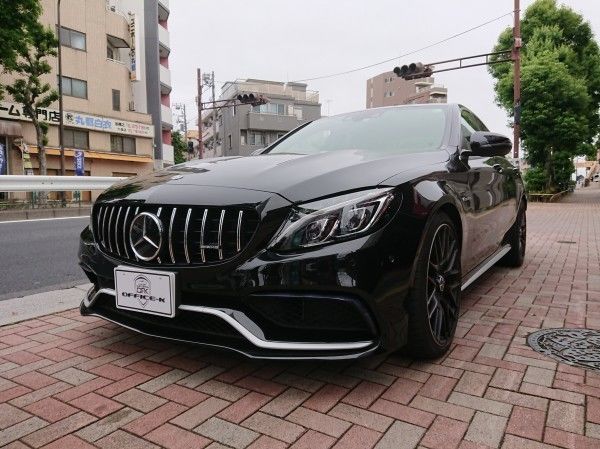 【美品】メルセデスベンツ C63 純正グリル W205AMG Mercedes-Benz メルセデスベンツ純正部品 Mercedes Benz W205