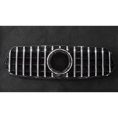 取付工賃込!! ベンツ GLEクラス W167 前期 AMG-Line専用 パナメリカーナグリル 縦フィン/GTR仕様 商品番号4527T