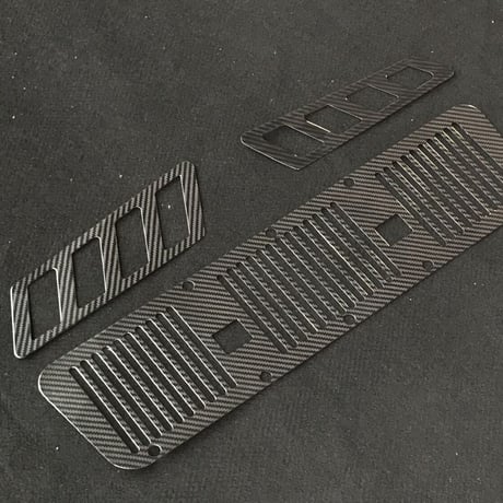 ベンツ Gクラス W463 ゲレンデ エアダクトカバー カーボン 3Pcs 商品番号4203
