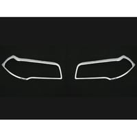 BMW X3シリーズ E83 クロームメッキヘッドライト リング 商品番号1704