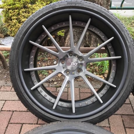 中古 BMW E71 X6用 SKY FORGED S211 スカイフォージド 22インチ タイヤ付 鍛造
