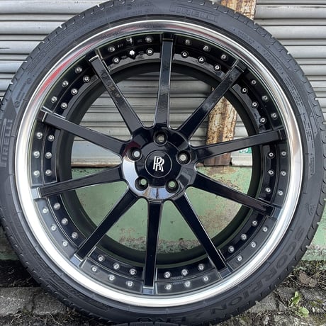 中古 ロールスロイス ゴースト/レイス/ドーン ハイパーフォージド HF-C10 22インチ セット ブラック RollsRoyce DAWN/GHOST/WRAITH PCD120