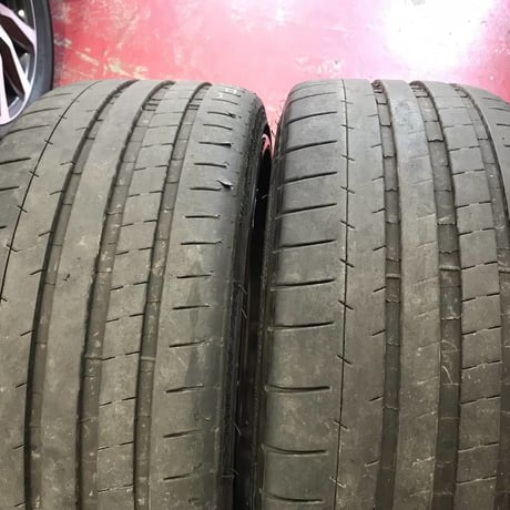 中古品 マセラティ クアトロポルテ SKY FORGED S206 21インチホイールSET 鍛造 スカイフォージド MASERATI バリ山タイヤ付 PCD114.3