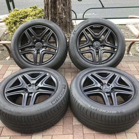 中古 ベンツ Gクラス W463 G63 AMG純正 ゲレンデヴァーゲン 20インチ マットブラック塗装済 G500/G550/G63/AMG/G350d PCD130